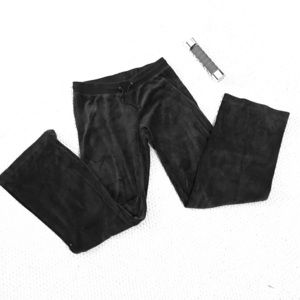 GAP black velvet cotton pants XS soft stretchy waist short length vintage EUC